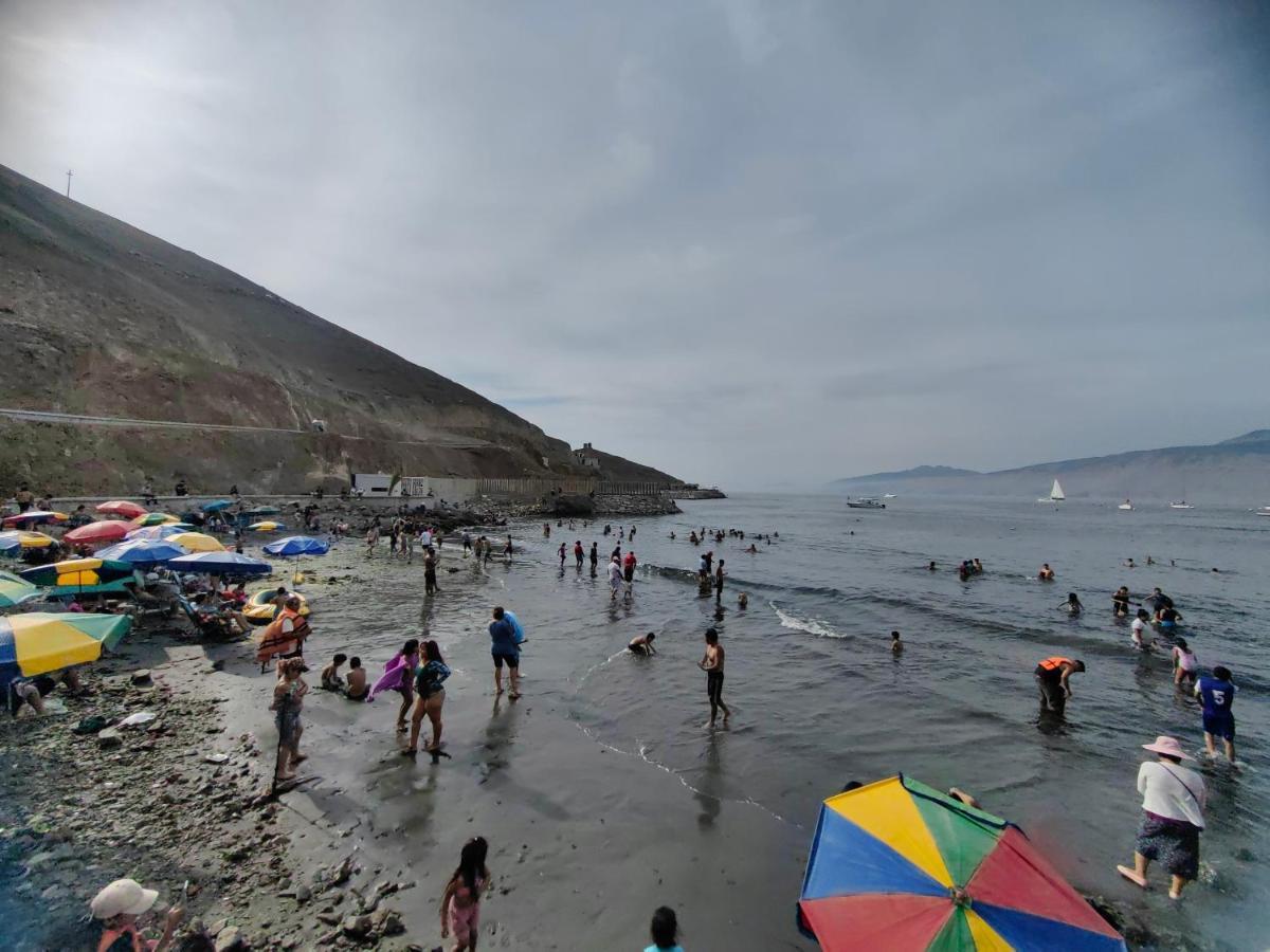 Casa De Playa Con Piscina Villa Ancon Kültér fotó