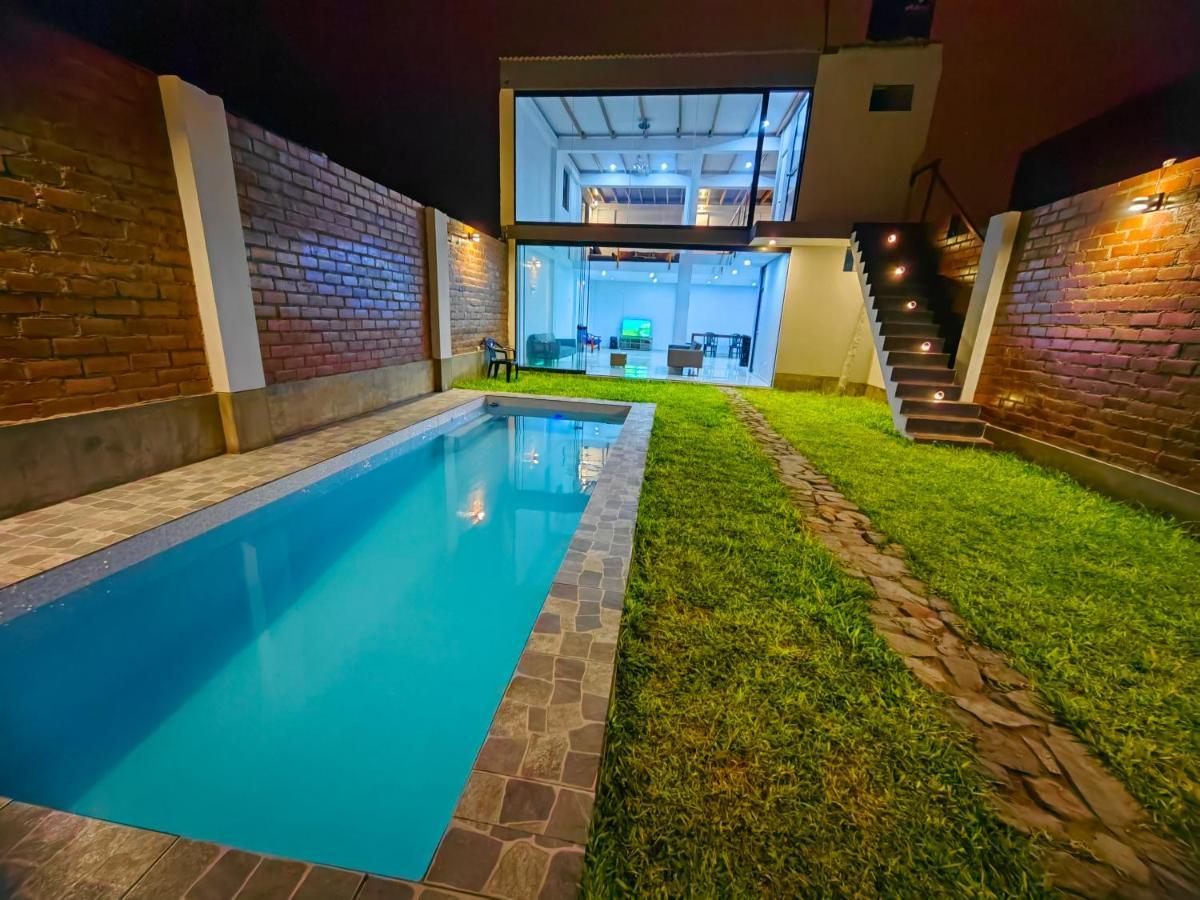 Casa De Playa Con Piscina Villa Ancon Kültér fotó