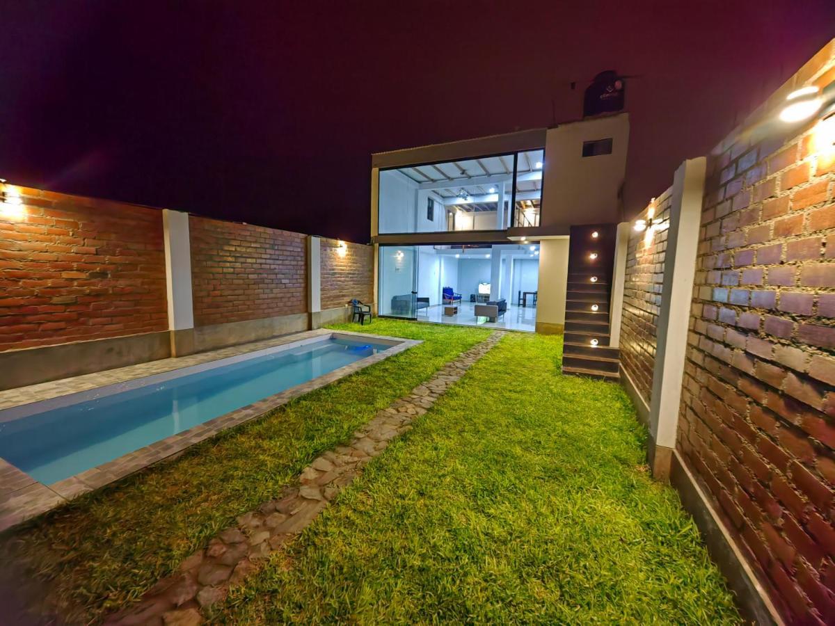 Casa De Playa Con Piscina Villa Ancon Kültér fotó