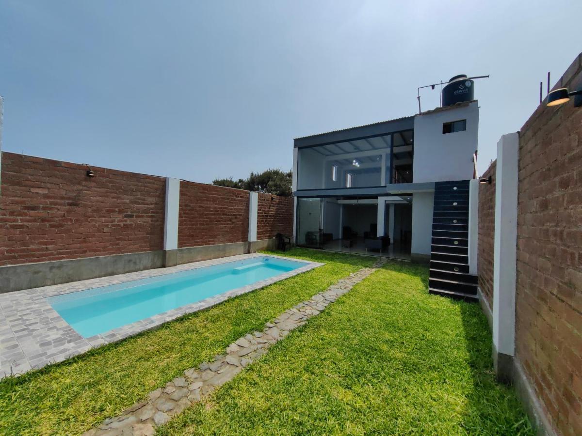 Casa De Playa Con Piscina Villa Ancon Kültér fotó