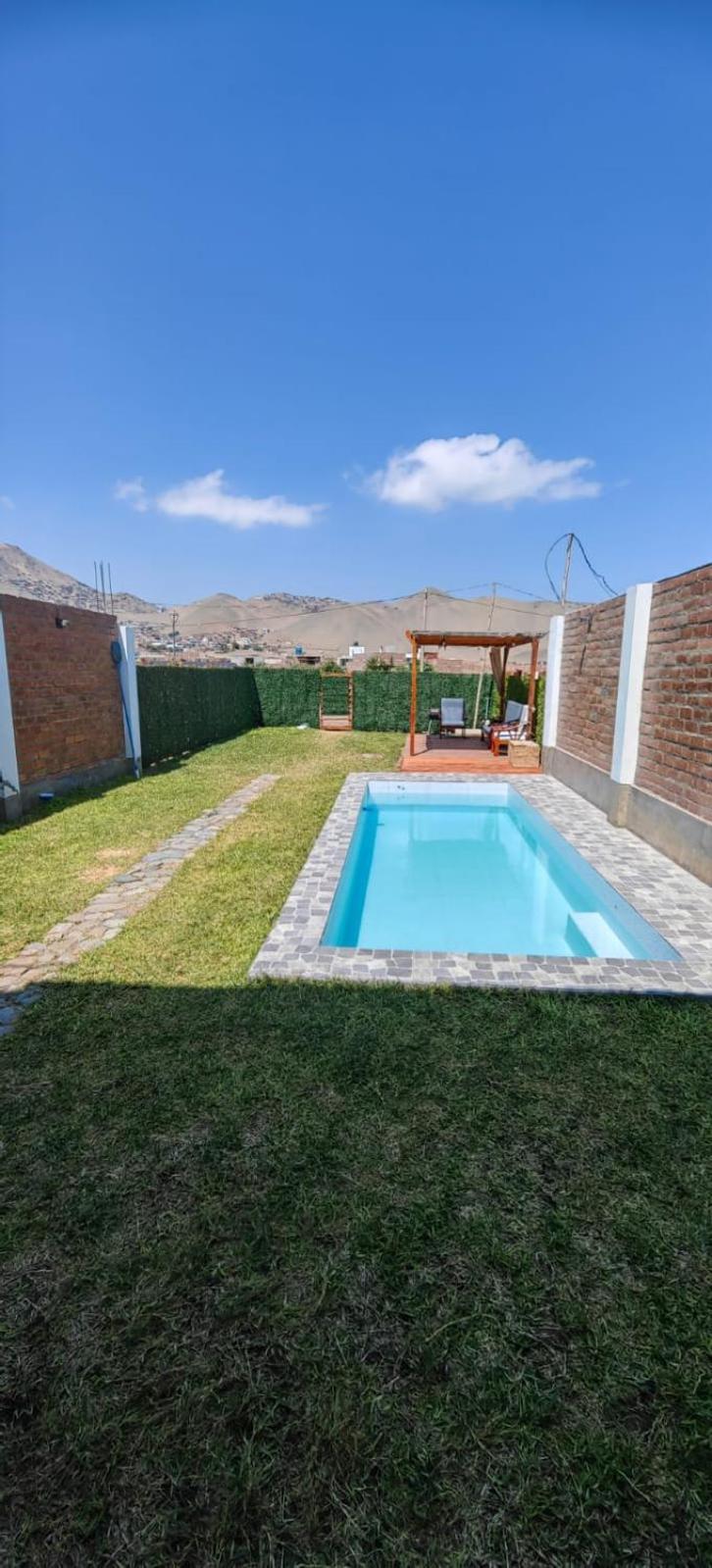 Casa De Playa Con Piscina Villa Ancon Kültér fotó
