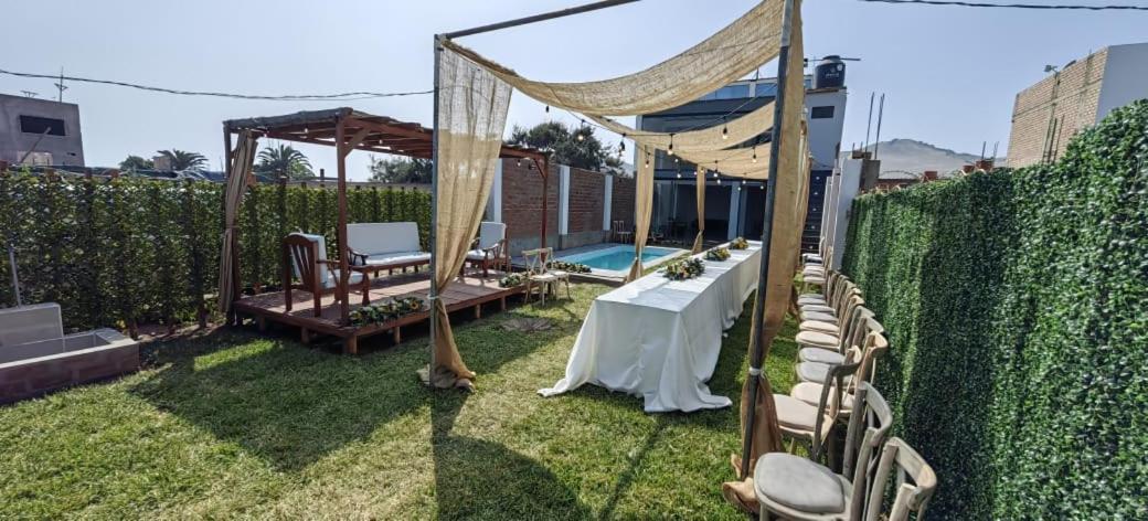 Casa De Playa Con Piscina Villa Ancon Kültér fotó